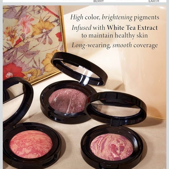 2 NWT Laura Geller Baked Blush-Brighten in Everlasting Rose. - Picture 7 of 13